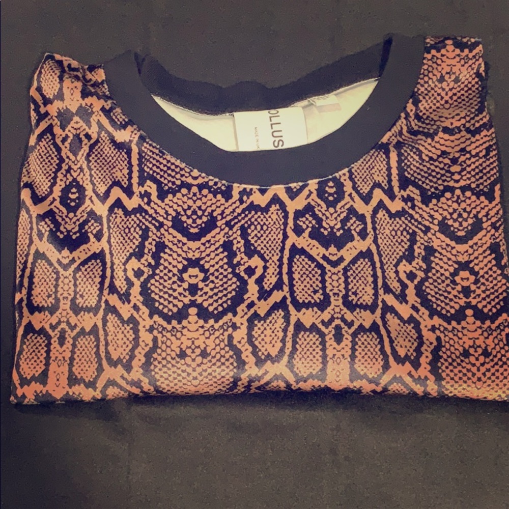Animal print designed shirt